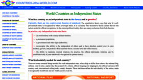 What Countries-ofthe-world.com website looked like in 2023 (1 year ago)