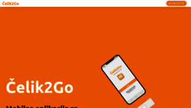 What Celik2go.com website looked like in 2023 (1 year ago)