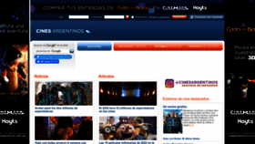 What Cinesargentinos.com.ar website looked like in 2023 (1 year ago)