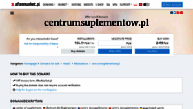 What Centrumsuplementow.pl website looked like in 2023 (1 year ago)