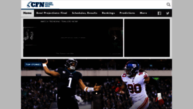 What Collegefootballnews.com website looked like in 2023 (1 year ago)