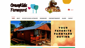 What Crazykidzfarmyard.co.za website looked like in 2023 (1 year ago)