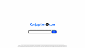 What Conjugation-fr.com website looked like in 2023 (1 year ago)