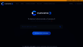 What Cuevana.pro website looked like in 2023 (1 year ago)