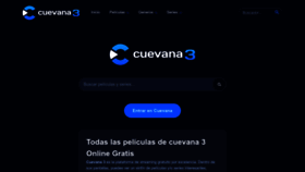 What Cuevana.run website looked like in 2023 (1 year ago)