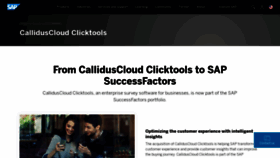 What Clicktools.com website looked like in 2023 (1 year ago)