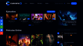 What Cuevana3.to website looked like in 2023 (2 years ago)