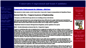 What Conservative-congress.info website looked like in 2023 (1 year ago)