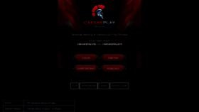 What Caesarplay.one website looked like in 2023 (1 year ago)