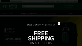 What Celticsstore.com website looked like in 2023 (1 year ago)