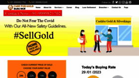 What Cashforgolddelhincr.com website looked like in 2023 (1 year ago)