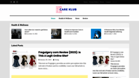 What Careklub.com website looked like in 2023 (1 year ago)