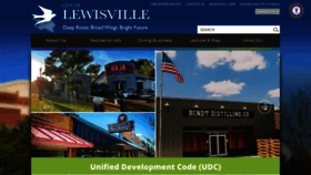 What Cityoflewisville.com website looked like in 2023 (1 year ago)