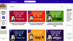 What Cosmovil.com website looked like in 2023 (1 year ago)