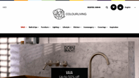 What Colourliving.shop website looked like in 2023 (1 year ago)