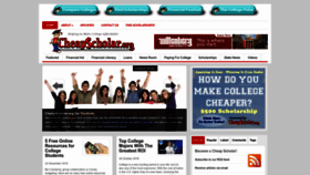 What Cheapscholar.org website looked like in 2023 (1 year ago)