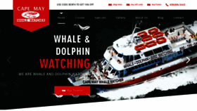 What Capemaywhalewatcher.com website looked like in 2023 (1 year ago)