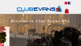 What Clubevans.com.au website looked like in 2023 (1 year ago)