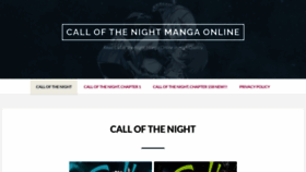 What Callofthenightchapters.com website looked like in 2023 (1 year ago)