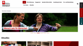What Caritas-augsburg.de website looked like in 2023 (1 year ago)