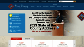 What Ccgov.org website looked like in 2023 (1 year ago)