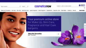 What Cosmeticsnow.sg website looked like in 2023 (1 year ago)