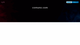 What Comuno.com website looked like in 2023 (1 year ago)