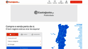 What Custojusto.com website looked like in 2023 (1 year ago)