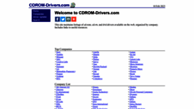 What Cdrom-drivers.com website looked like in 2023 (1 year ago)