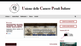 What Camerepenali.it website looked like in 2023 (1 year ago)