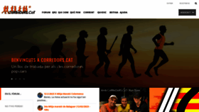 What Corredors.cat website looked like in 2023 (1 year ago)