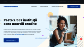 What Celmaibuncredit.ro website looked like in 2023 (1 year ago)