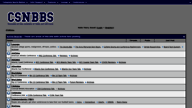 What Csnbbs.com website looked like in 2023 (1 year ago)