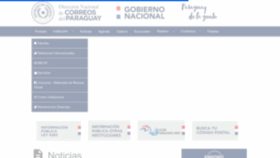What Correoparaguayo.gov.py website looked like in 2023 (1 year ago)