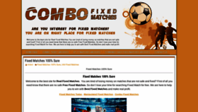 What Combofixedmatches.com website looked like in 2023 (1 year ago)
