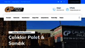What Caliklarpalet.com website looked like in 2023 (1 year ago)
