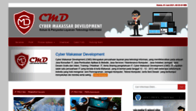 What Cybermakassar.com website looked like in 2023 (1 year ago)