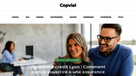What Copvial.fr website looked like in 2023 (1 year ago)