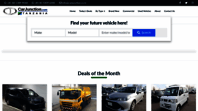 What Carjunction.co.tz website looked like in 2023 (1 year ago)
