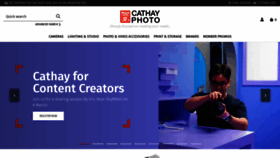What Cathayphoto.com.sg website looked like in 2023 (1 year ago)