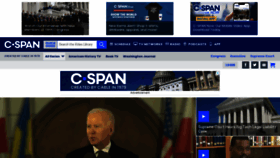 What C-span.org website looked like in 2023 (1 year ago)