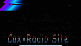 What Cux-radio.de website looked like in 2023 (1 year ago)