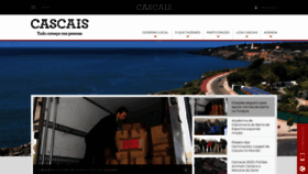 What Cascais.pt website looked like in 2023 (1 year ago)
