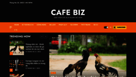 What Cafebiz.link website looked like in 2023 (1 year ago)