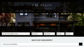 What Cbcrealtors.com website looked like in 2023 (1 year ago)