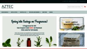 What Candlemaking.com website looked like in 2023 (2 years ago)