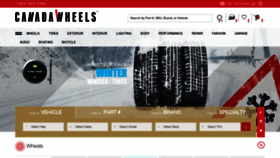 What Canadawheels.ca website looked like in 2023 (1 year ago)