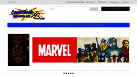 What Comicbookxs.com website looked like in 2023 (1 year ago)