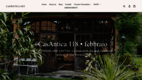 What Casantica.net website looked like in 2023 (1 year ago)