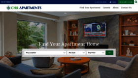 What Chr-apartments.com website looked like in 2023 (1 year ago)